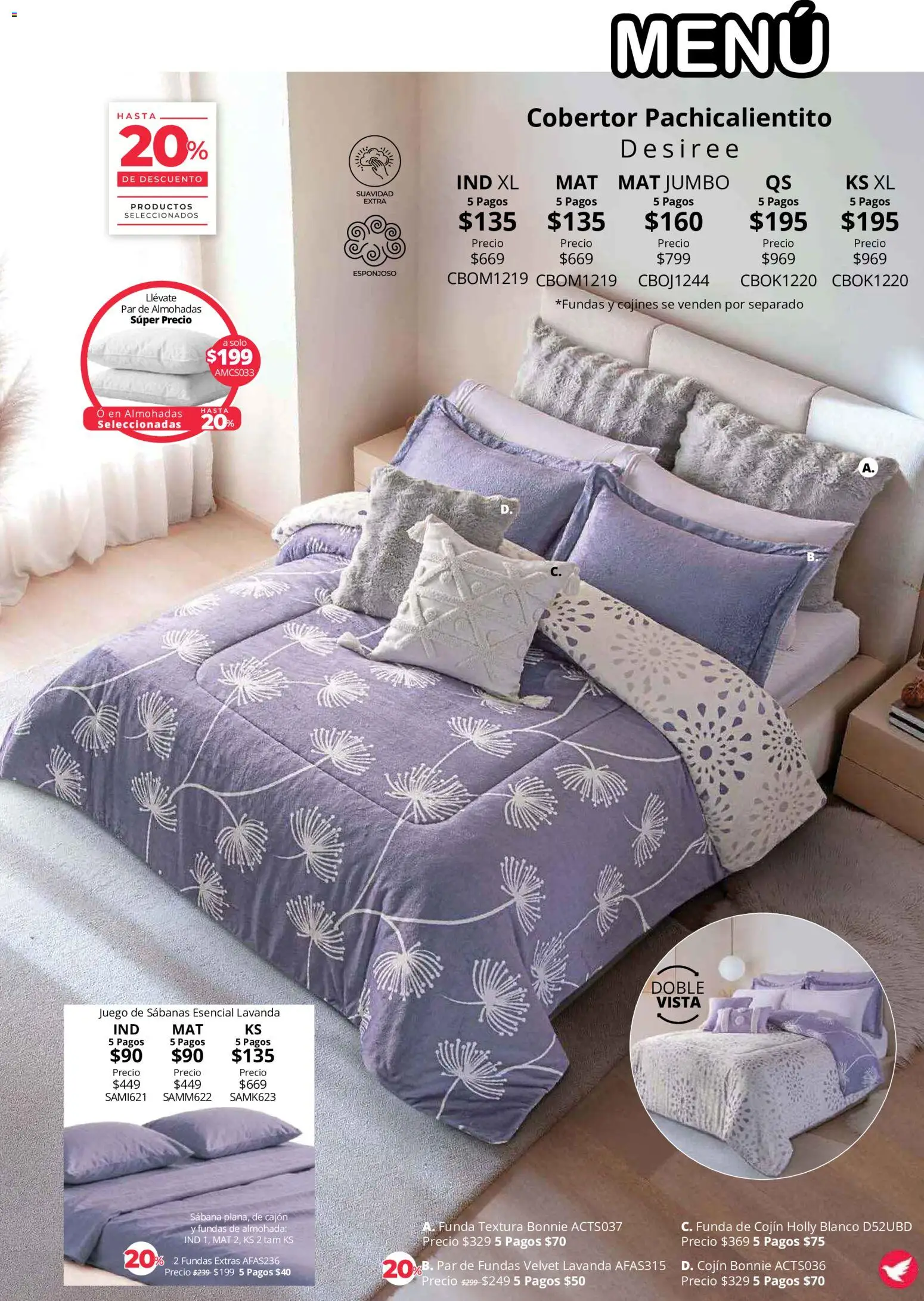 Vista previa las ofertas de la tienda Colchas Concord - Colchas Concord catálogo Colección Cobertor desde el 01/08/2026 