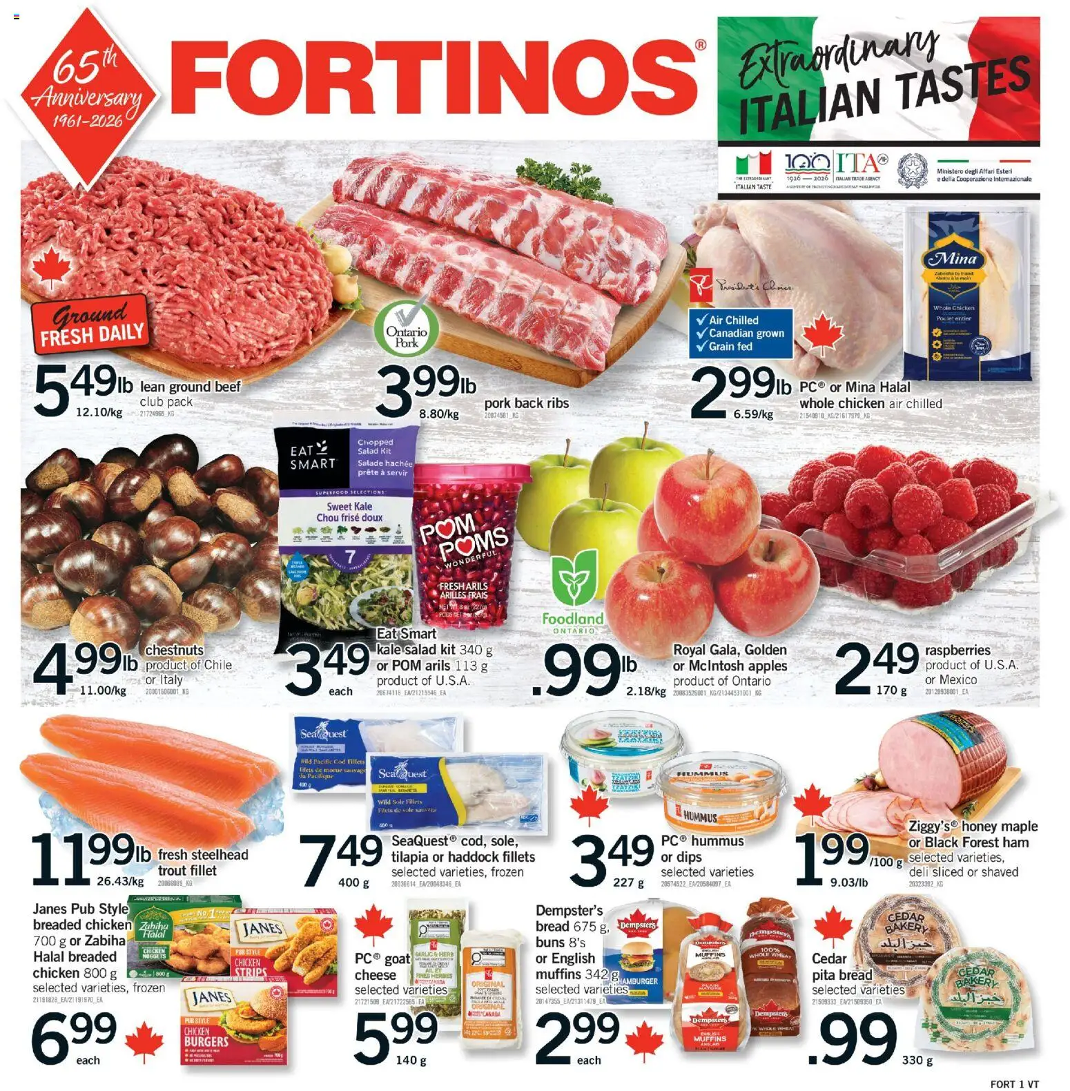 Preview of leaflet Fortinos weekly flyer / circulaire from shop Fortinos is valid from Oct 29, 2026