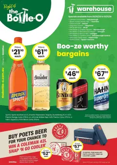Preview of catalogue The Bottle-O catalogue Maryborough from shop The Bottle-O valid 05/10/2026