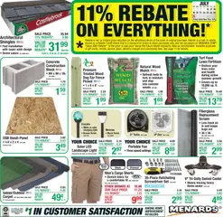 Ad Preview of Menards Menards Weekly Ad from 07/16/2026