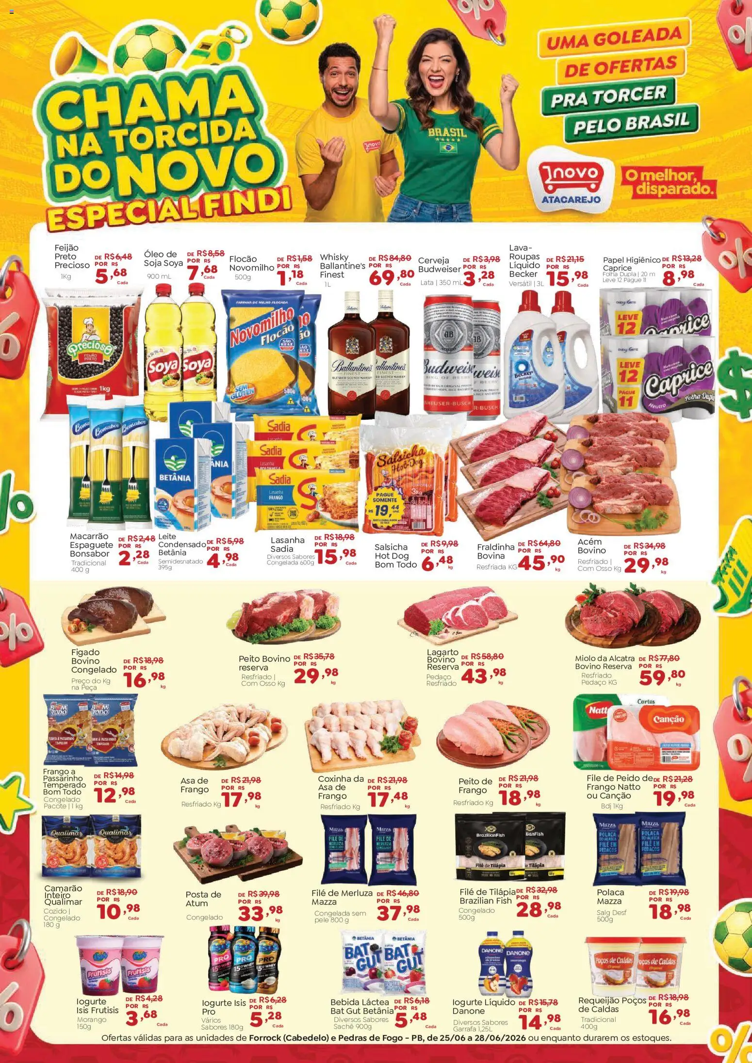 Pré-Visualização do folheto "Novo Atacarejo ofertas do Findi" da loja Novo Atacarejo válido a partir de 25/06/2026