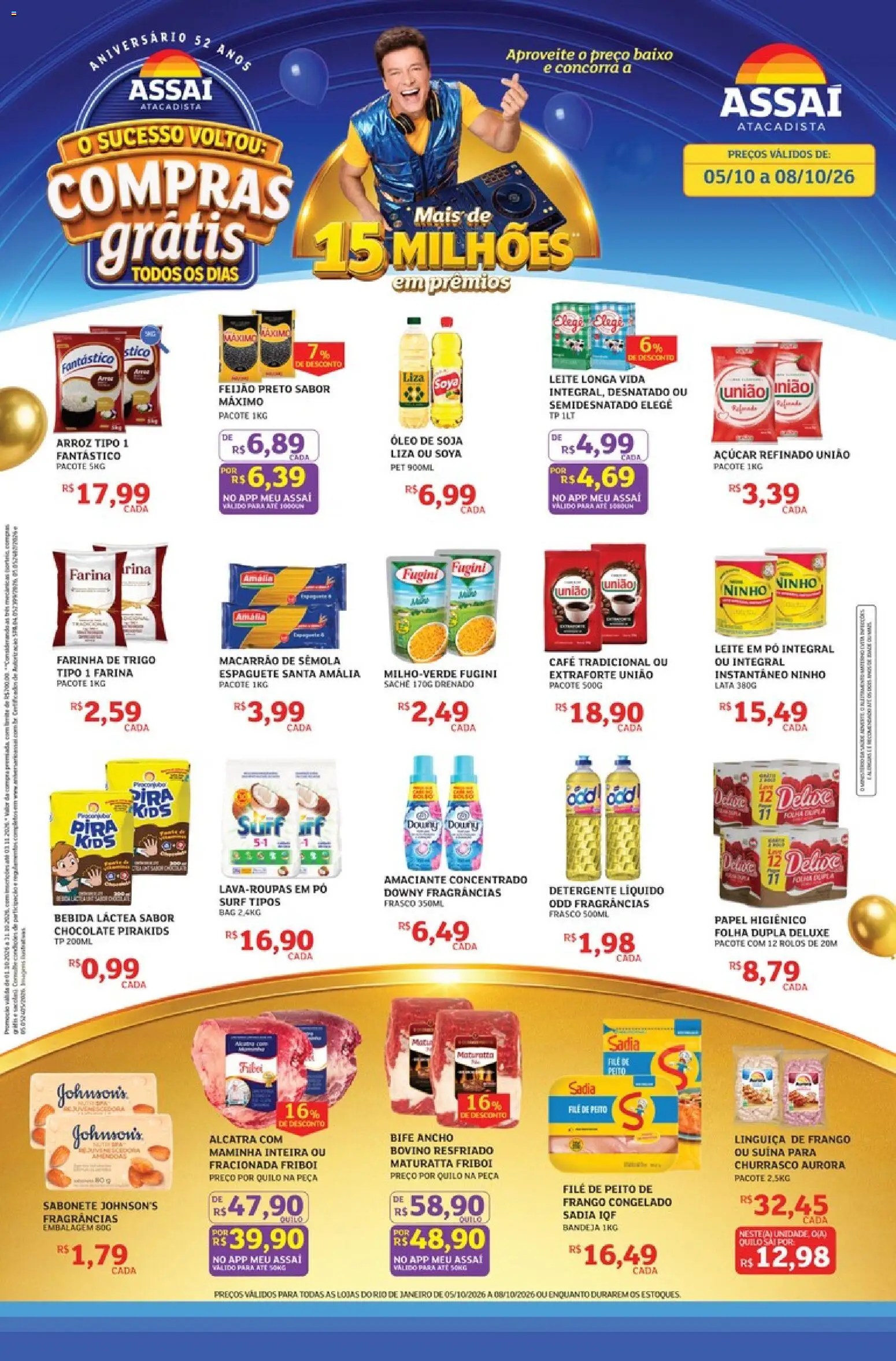 Pré-Visualização do folheto "Assaí Atacadista ofertas - RJ" da loja Assaí Atacadista válido a partir de 05/10/2026