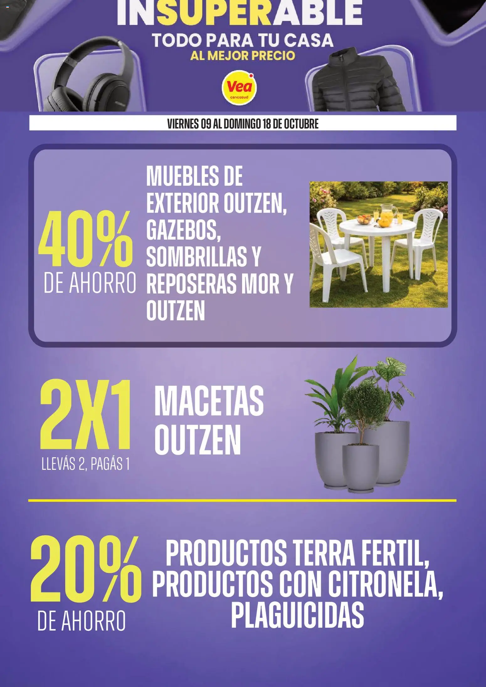 Vista previa del folleto de la tienda Vea válido desde el 09/10/2026 