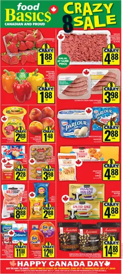 Preview of leaflet Food Basics weekly flyer - Cornwall from shop Food Basics is valid from Jun 25, 2026