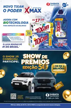 Pré-Visualização do folheto "Shibata ofertas Ypê" da loja Shibata válido a partir de 01/11/2026