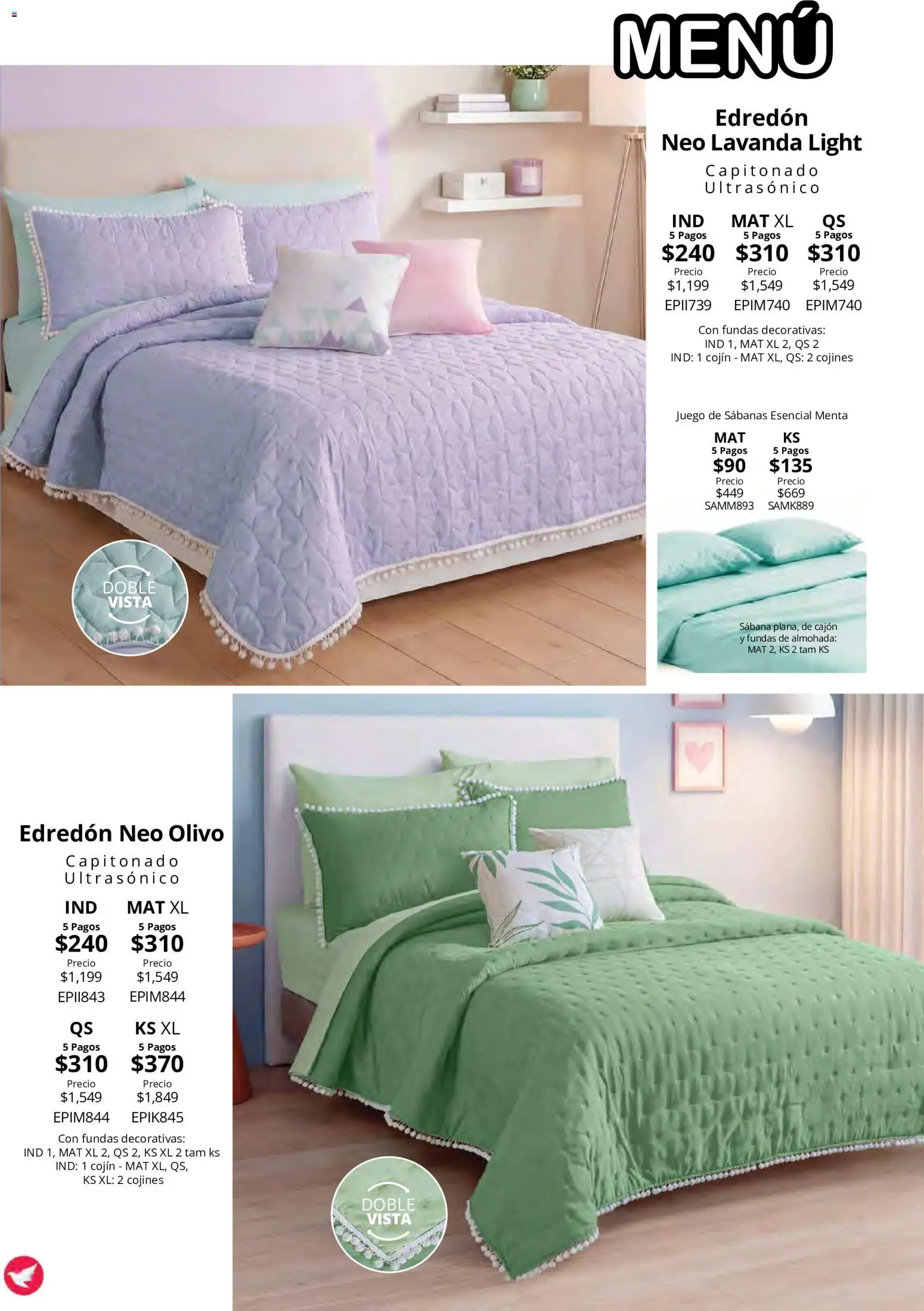 Vista previa las ofertas de la tienda Colchas Concord - Colchas Concord catálogo desde el 15/10/2026 