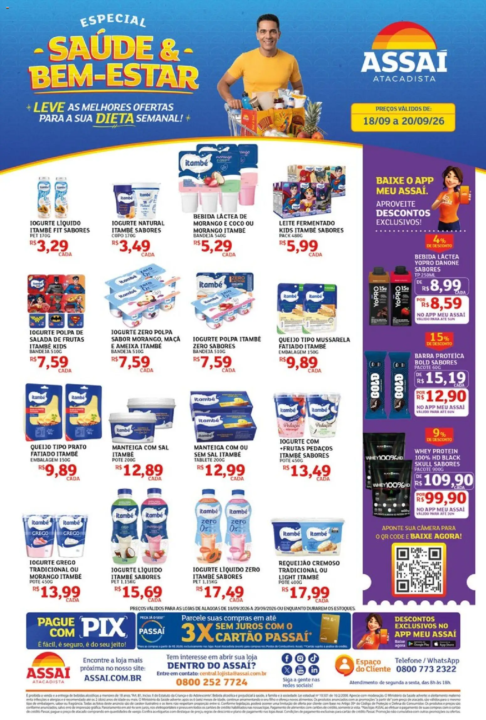 Pré-Visualização do folheto "Assaí Atacadista ofertas - AL" da loja Assaí Atacadista válido a partir de 18/09/2026