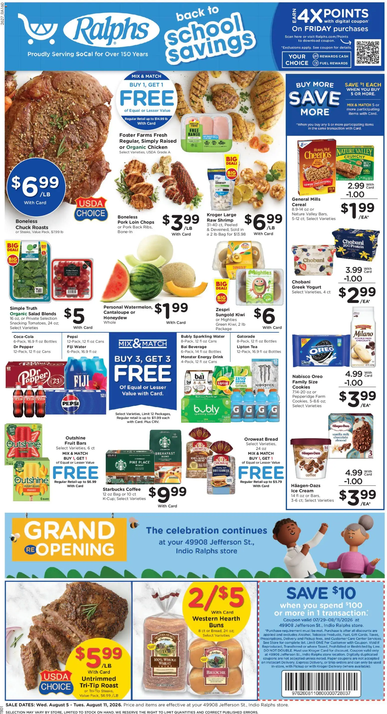 Ad Preview of Ralphs Ralphs Weekly Ad from 08/05/2026