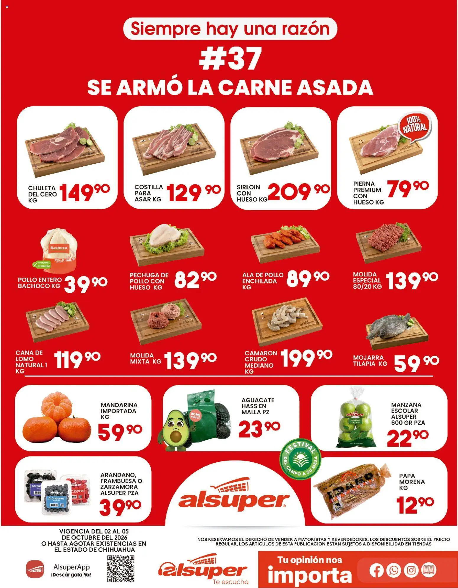 Vista previa las ofertas de la tienda Alsuper - Alsuper folleto desde el 02/10/2026 