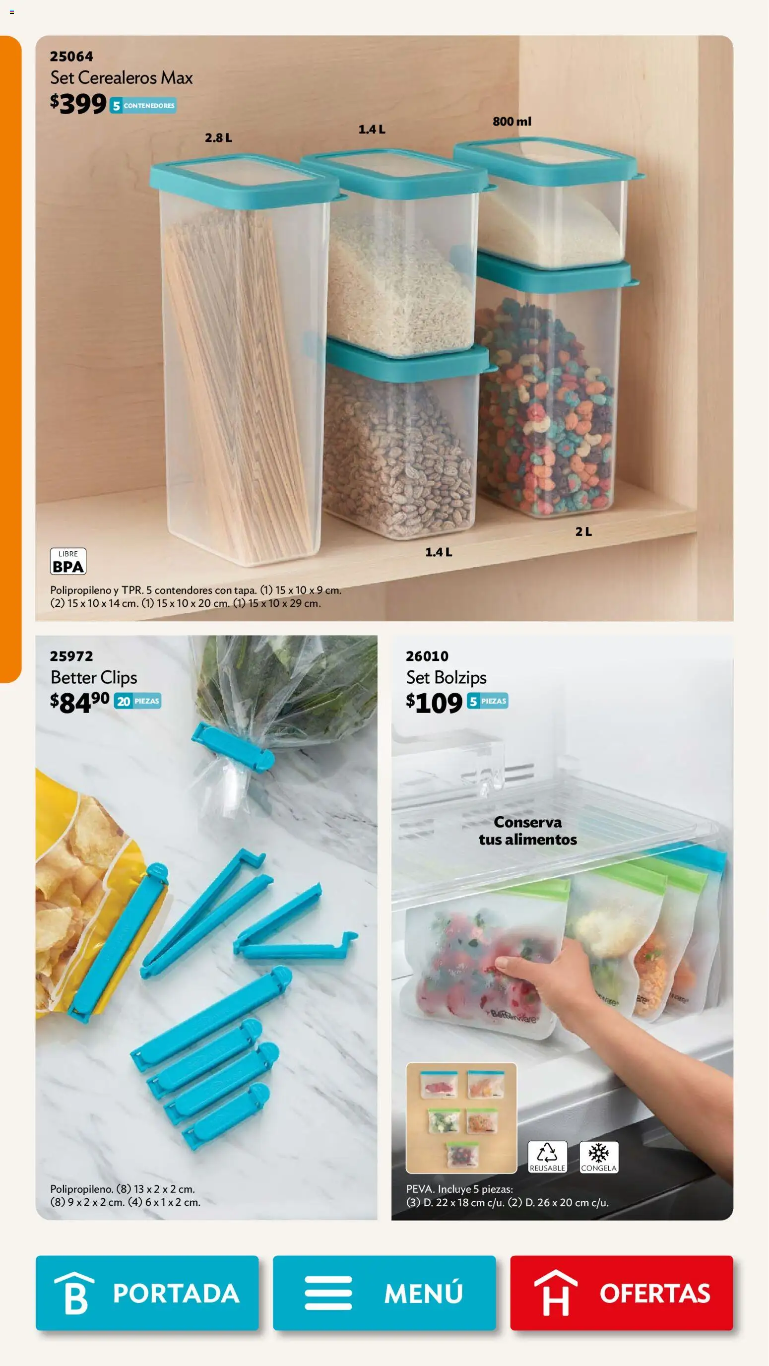 Vista previa las ofertas de la tienda Betterware - Betterware campaña 8 2026 desde el 03/08/2026 