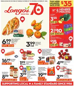 Preview of leaflet Longo's weekly flyer / circulaire from shop Longo's is valid from Oct 22, 2026