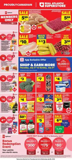 Preview of leaflet Atlantic Superstore weekly flyer / circulaire from shop Atlantic Superstore is valid from Jul 02, 2026