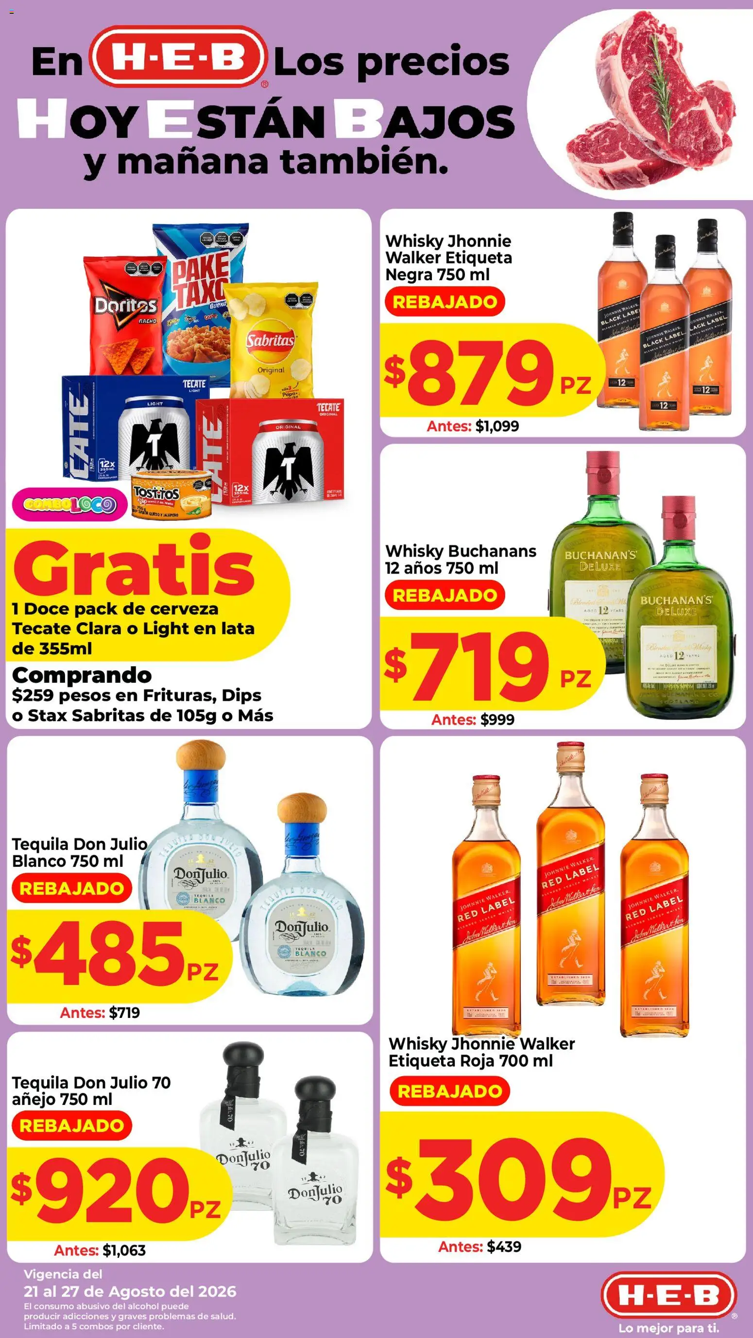 Vista previa las ofertas de la tienda H-E-B - H-E-B folleto desde el 21/08/2026 
