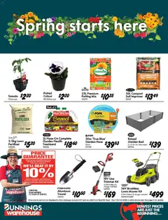 Preview of catalogue Bunnings Warehouse - Spring Starts Here Scoresby from shop Bunnings Warehouse valid 09/09/2026