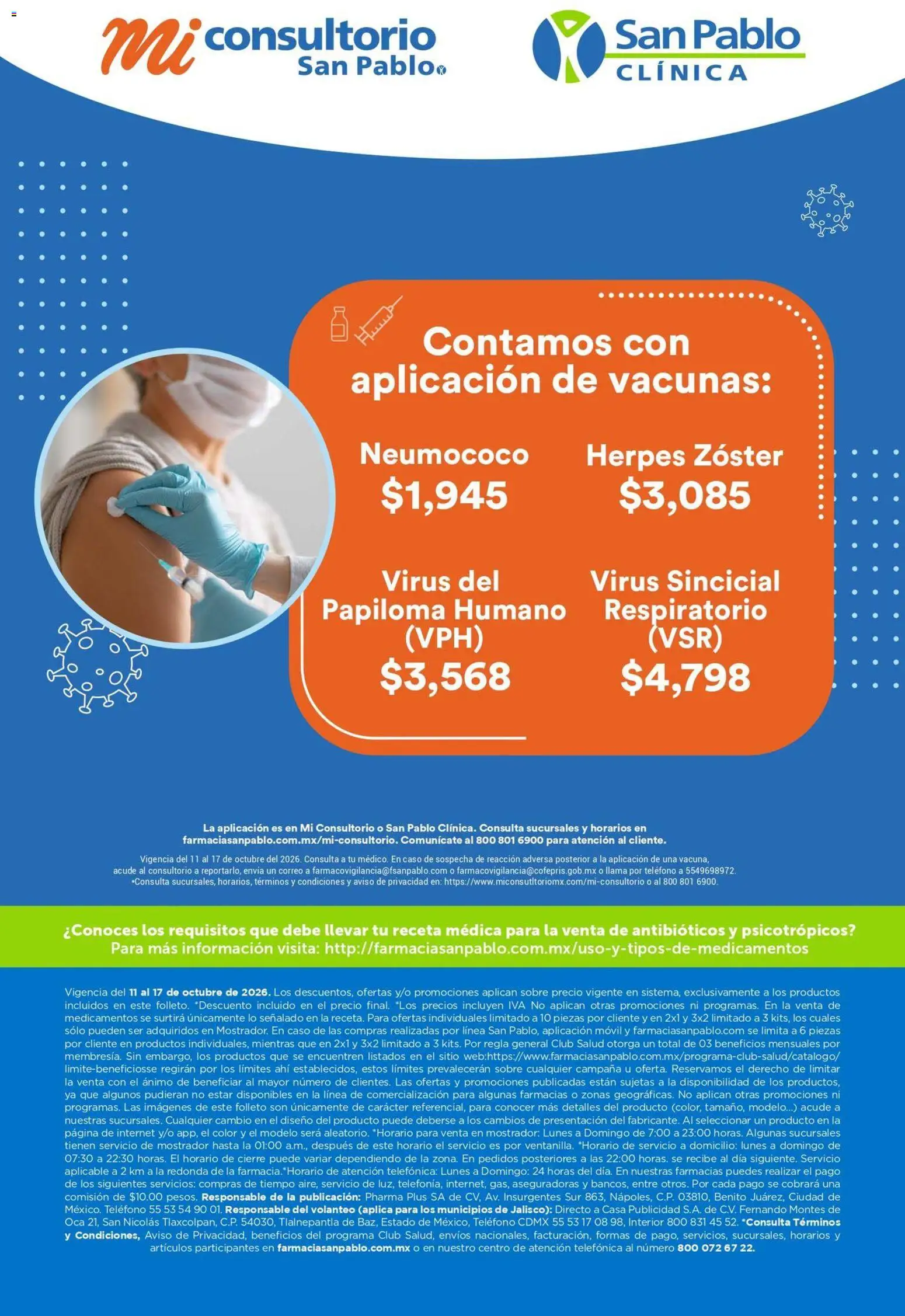 Vista previa las ofertas de la tienda Farmacia San Pablo - Farmacia San Pablo catálogo desde el 11/10/2026 