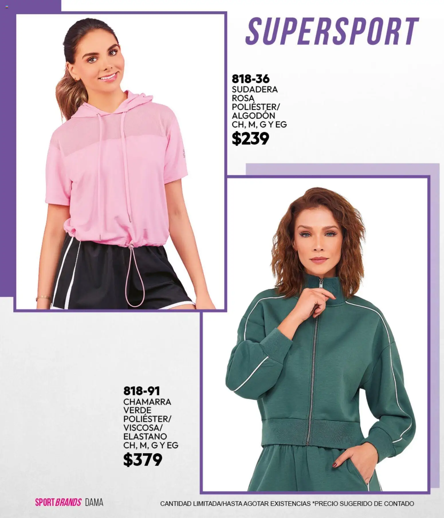 Vista previa las ofertas de la tienda Cklass - Cklass catálogo Sportbrands Verano Caballero desde el 05/03/2026 - Sudadera, Chamarra, Algodón