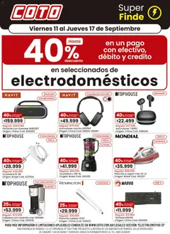 Vista previa del folleto de la tienda Coto válido desde el 11/09/2026 