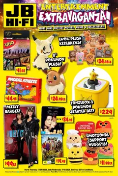 Preview of catalogue JB Hi-Fi Entertainment Extravaganza from shop JB Hi-Fi valid 17/09/2026