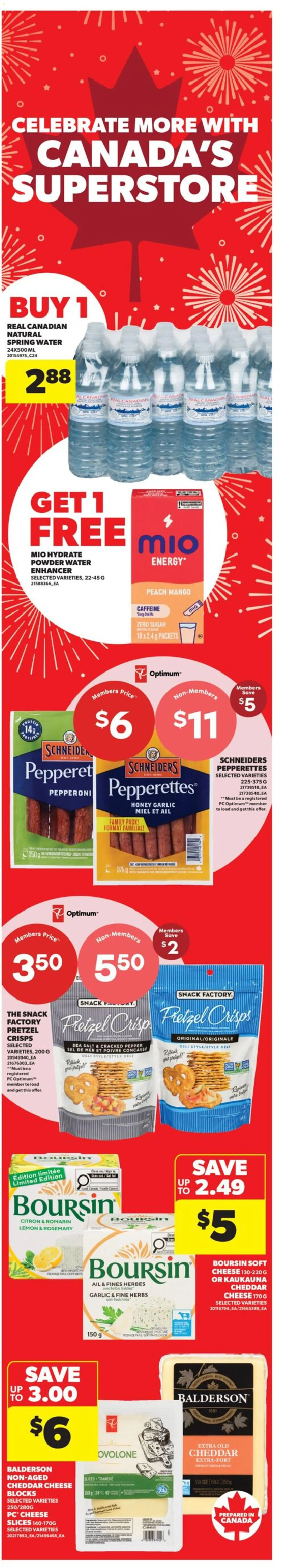 Preview of leaflet Real Canadian Superstore weekly flyer / circulaire from shop Real Canadian Superstore is valid from Jun 25, 2026