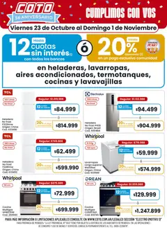 Vista previa del folleto de la tienda Coto válido desde el 23/10/2026 