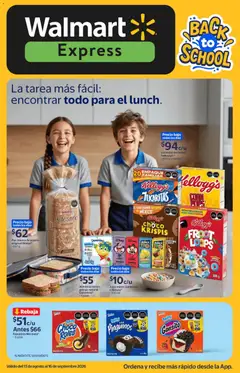 Vista previa las ofertas de la tienda Walmart Express - Walmart Express folleto Back to School desde el 13/08/2026 