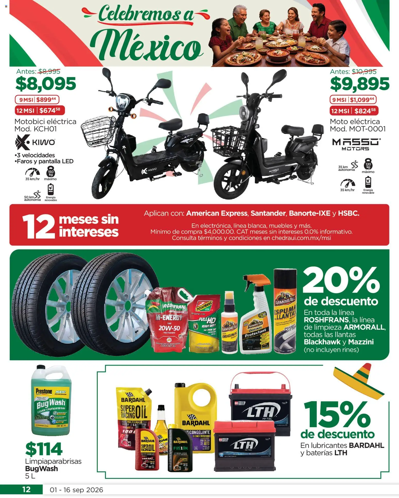 Vista previa las ofertas de la tienda Chedraui - Chedraui Celebremos a México desde el 01/09/2026 