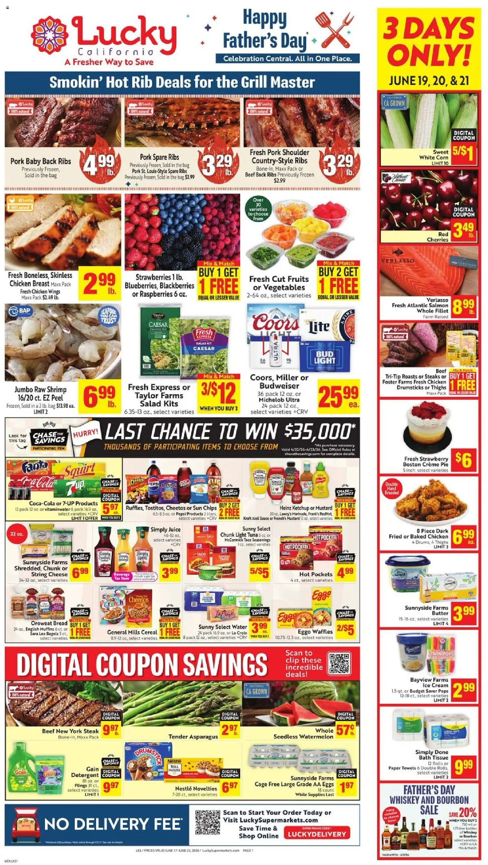 Ad Preview of Lucky Supermarkets Lucky Supermarkets Weekly Ad from 06/17/2026