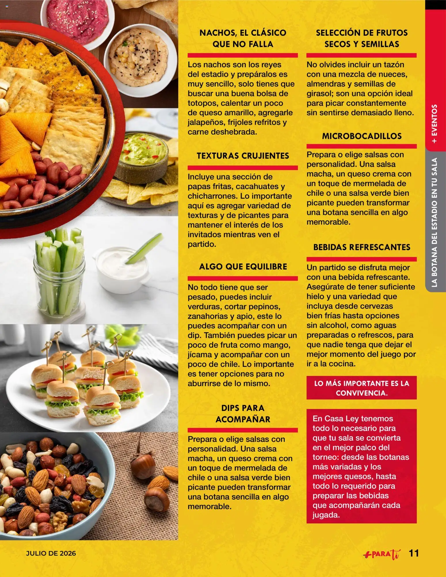 Vista previa las ofertas de la tienda Casa Ley - Casa Ley folleto Para ti desde el 01/07/2026 - Fruta, Papas, Bolsa, Frijoles, Carne, Semillas, Hielo, Almendras