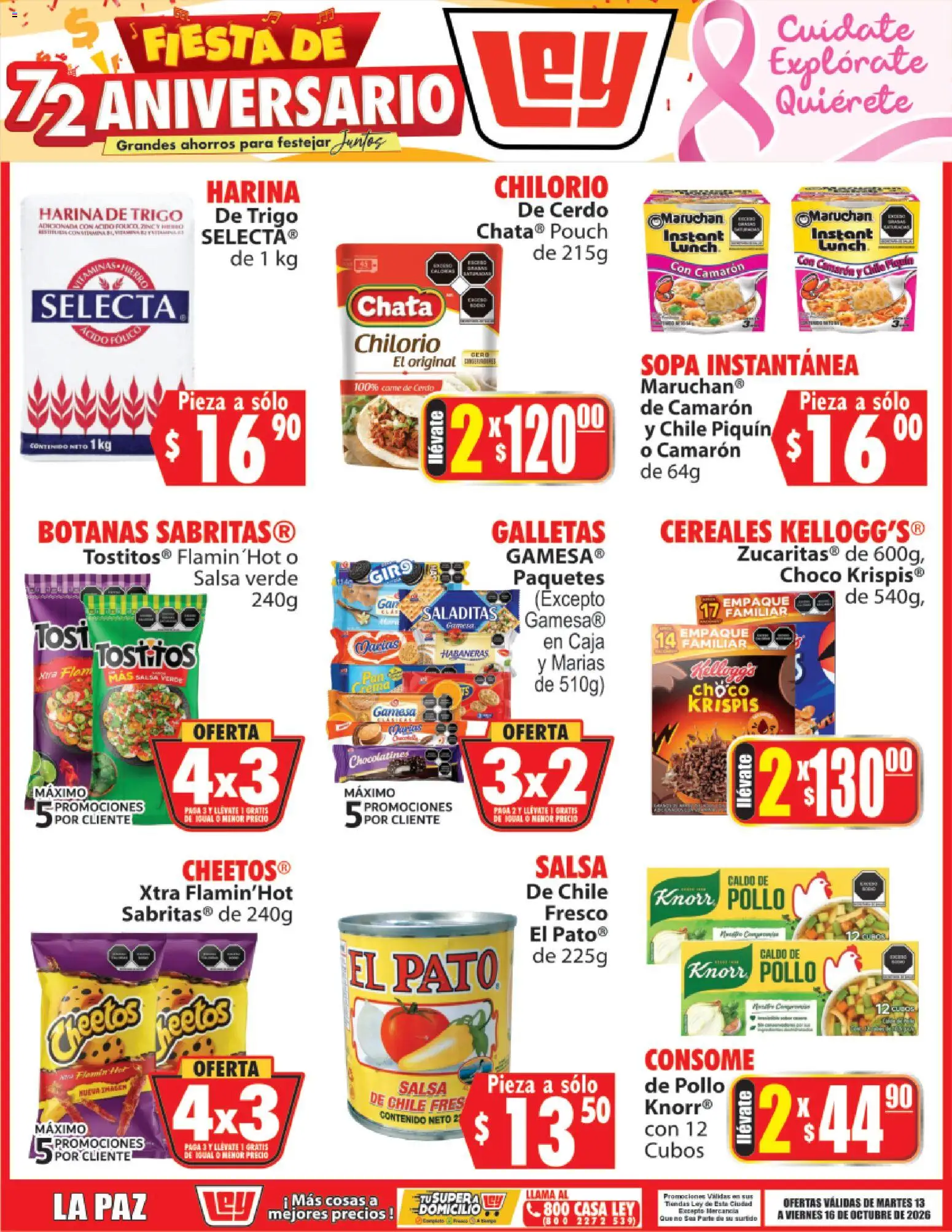 Vista previa las ofertas de la tienda Casa Ley - Casa Ley folleto Autoservicio La Paz desde el 13/10/2026 
