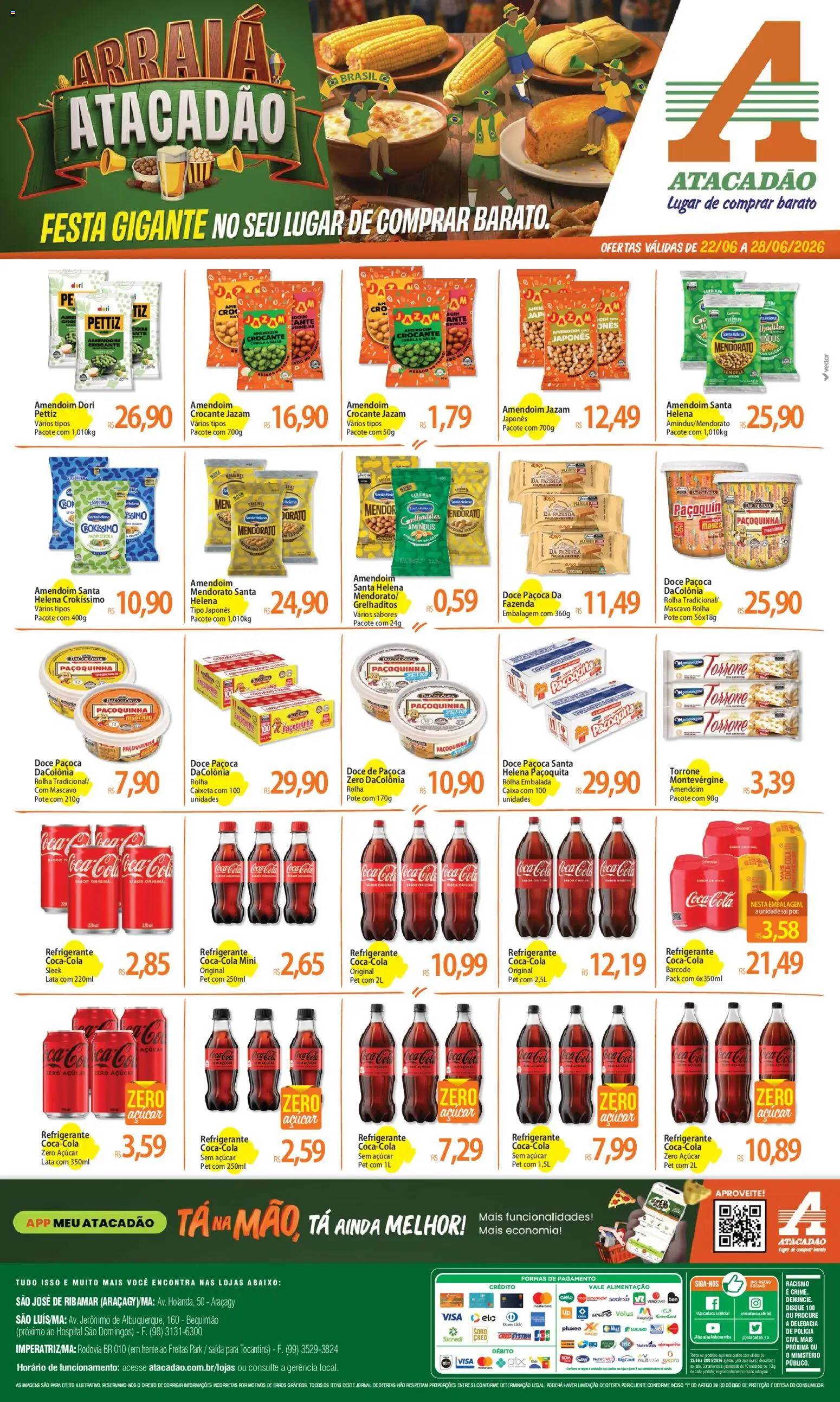 Pré-Visualização do folheto "Atacadão ofertas - MA" da loja Atacadão válido a partir de 22/06/2026