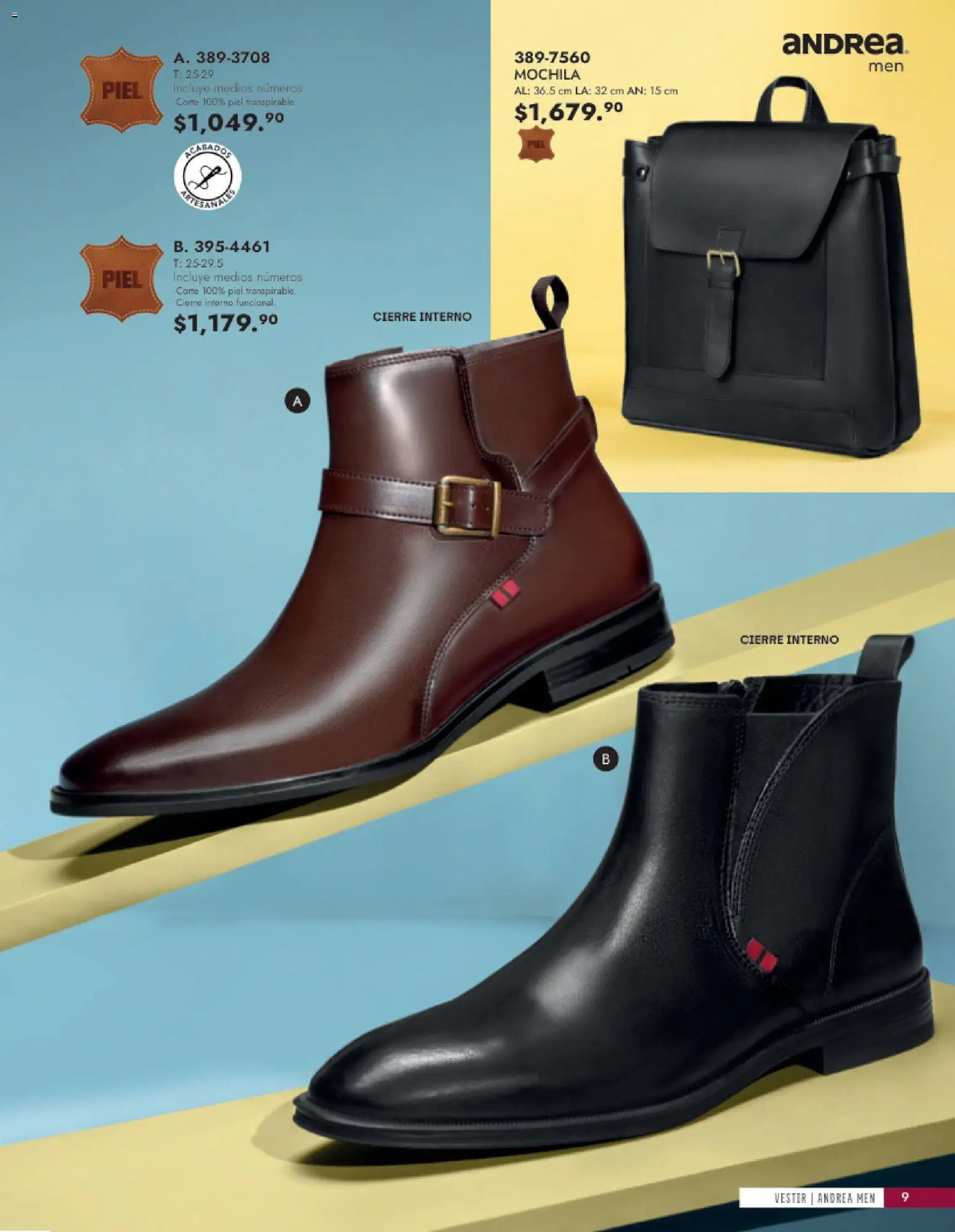 Vista previa las ofertas de la tienda Andrea - Andrea catálogo Calzado Caballero desde el 24/05/2026 - Mochila
