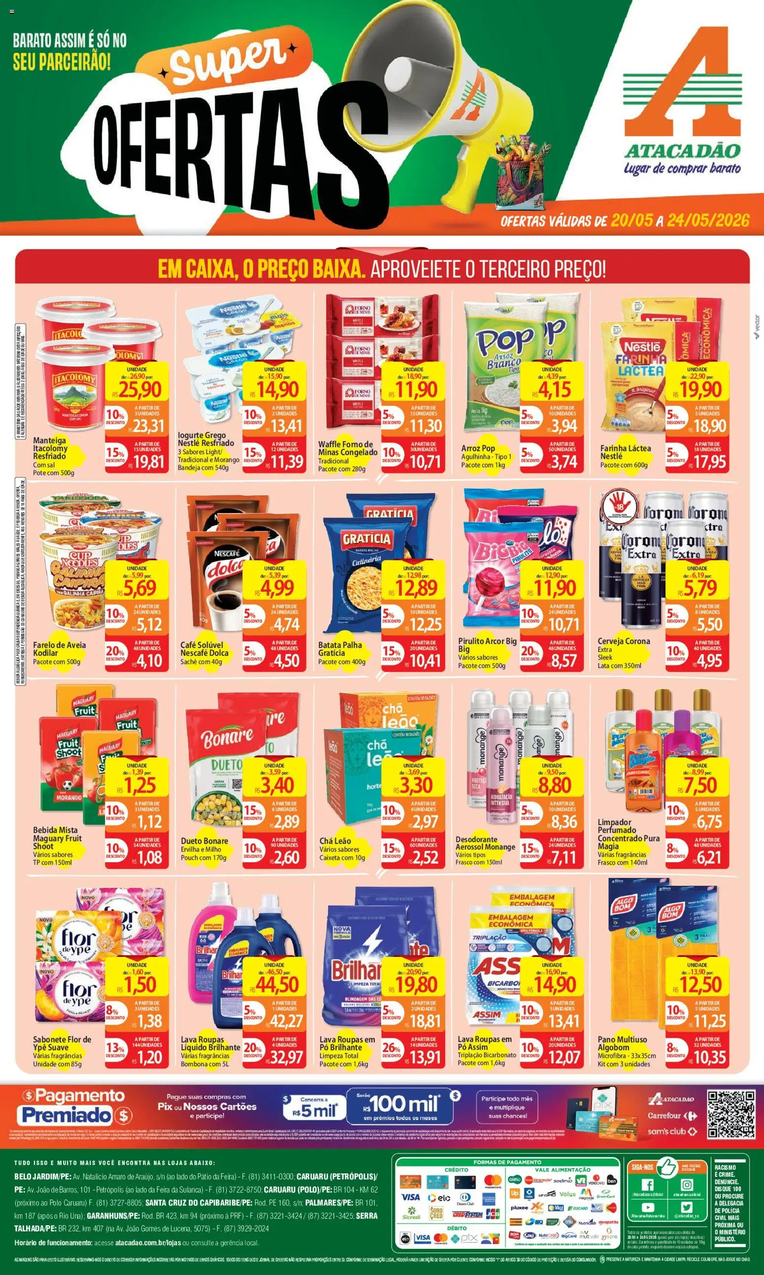 Pré-Visualização do folheto "Atacadão ofertas - PE" da loja Atacadão válido a partir de 20/05/2026