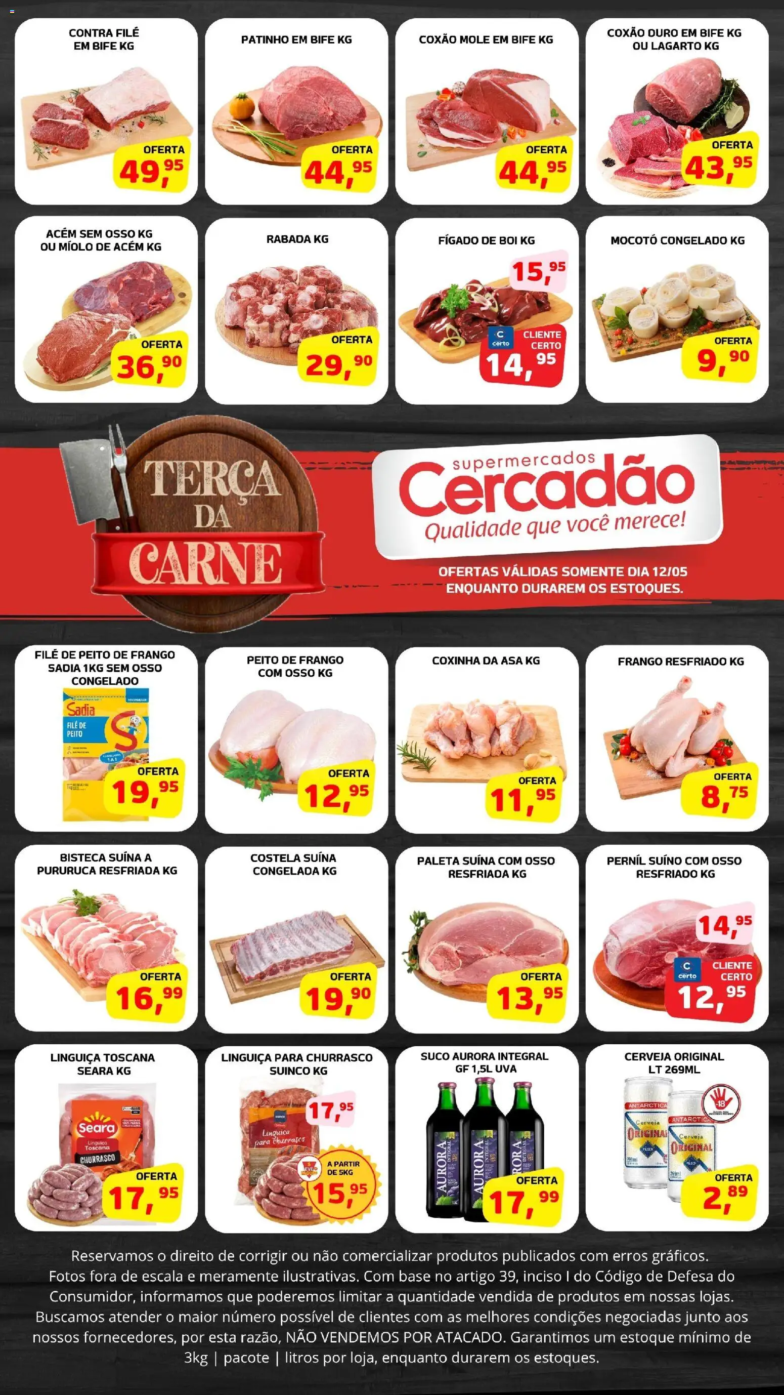 Pré-Visualização do folheto "Cercadão - Ofertas da semana" da loja Cercadão válido a partir de 12/05/2026