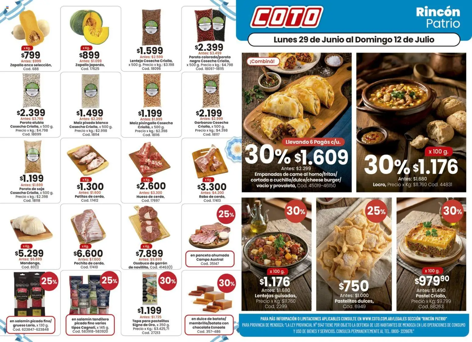 Vista previa del folleto de la tienda Coto válido desde el 29/06/2026 