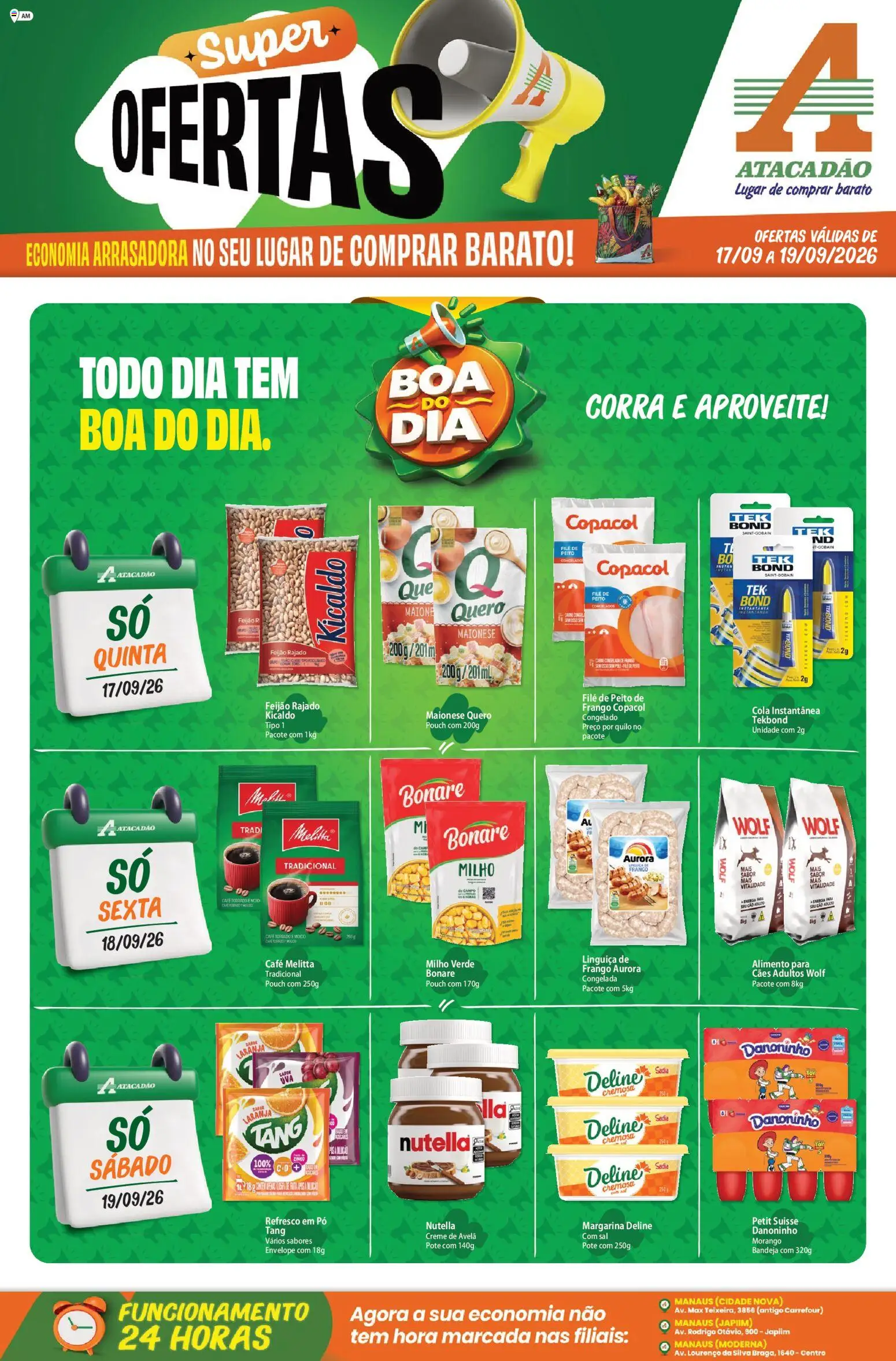 Pré-Visualização do folheto "Atacadão ofertas - AM" da loja Atacadão válido a partir de 17/09/2026