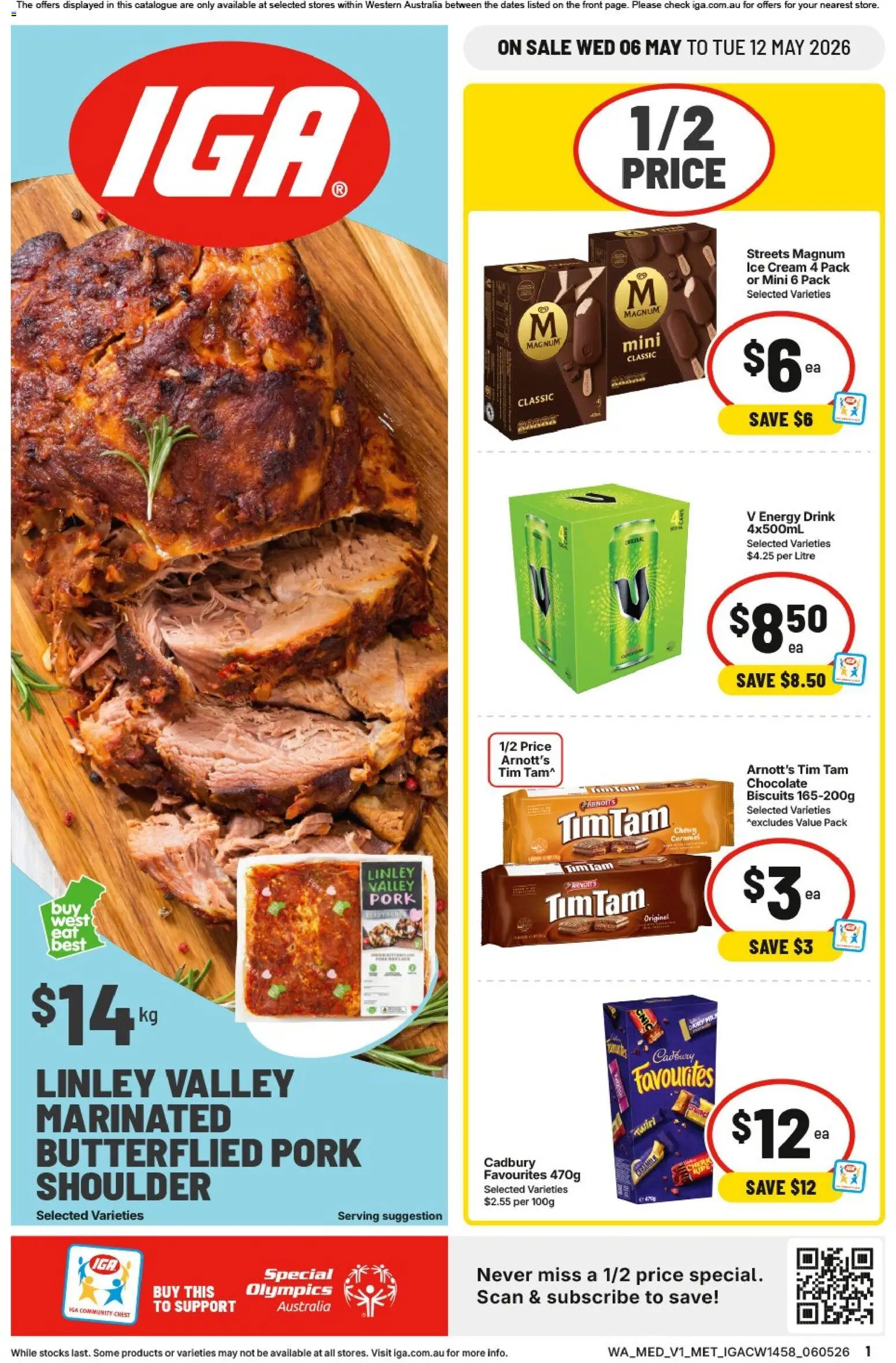 Preview of catalogue IGA catalogue WA Medium Metro from shop IGA valid 06/05/2026
