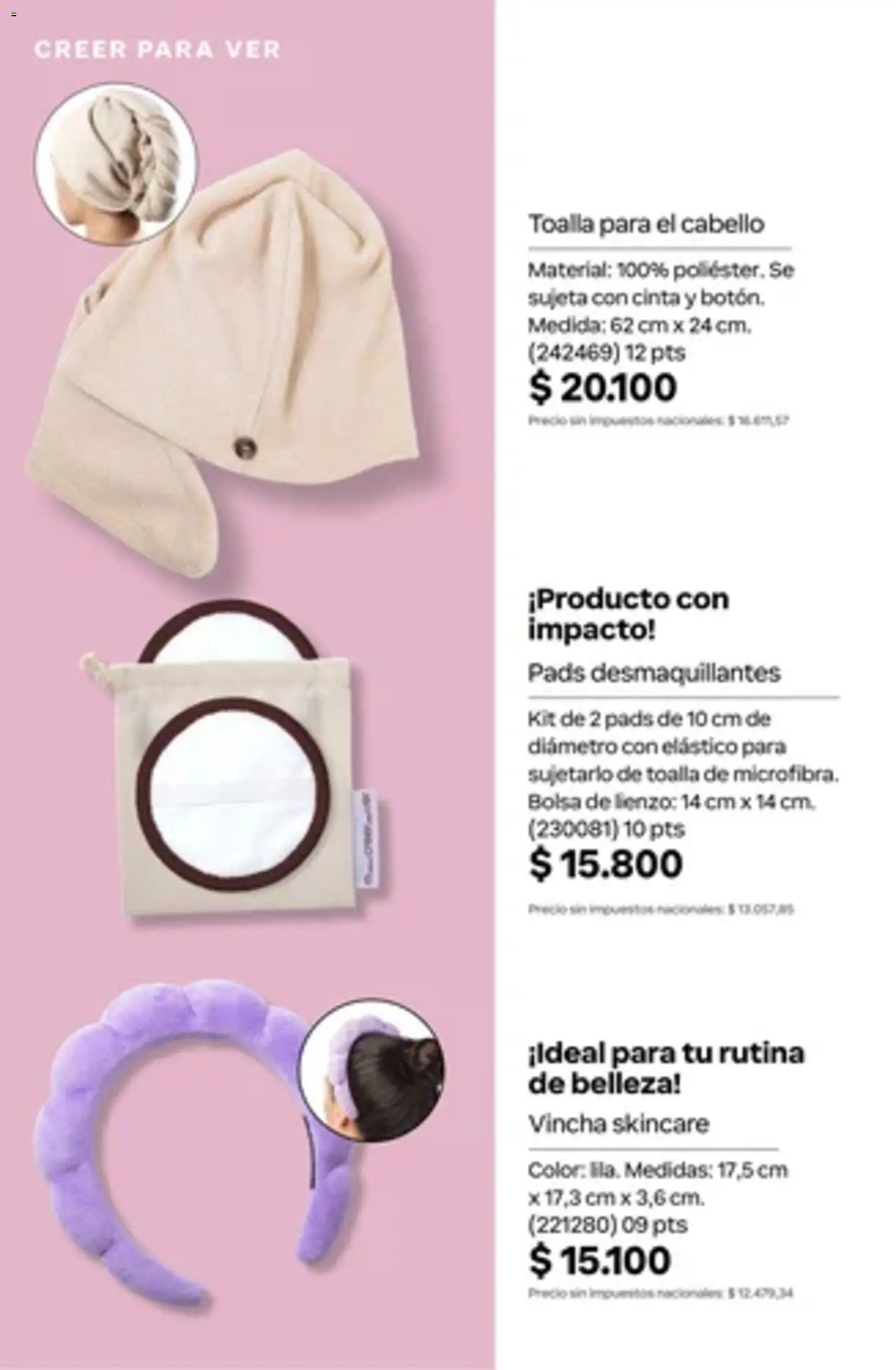 Vista previa del folleto de la tienda Natura válido desde el 01/10/2026 - Bolsa, Vincha, Toalla, Cinta