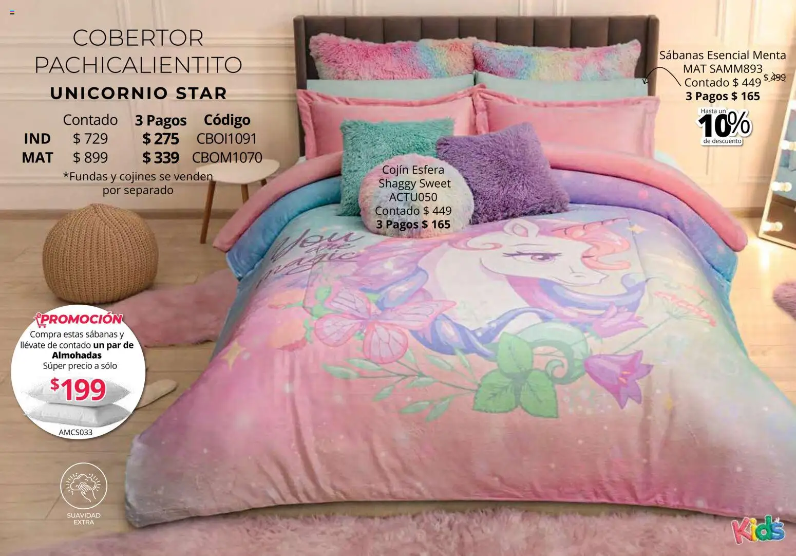 Vista previa las ofertas de la tienda Colchas Concord - Colchas Concord catálogo Kids desde el 01/05/2026 - Sabanas, Cobertor