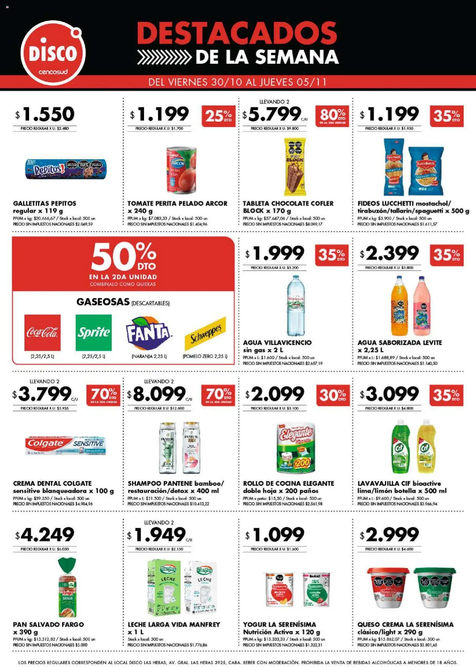 Vista previa del folleto de la tienda Disco válido desde el 30/10/2026 