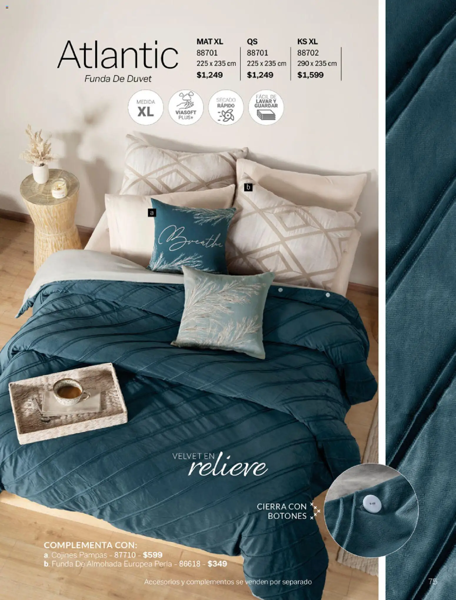 Vista previa las ofertas de la tienda Vianney - Vianney catálogo Tu hogar, nuestra pasión desde el 06/03/2026 - Almohada, Funda, Funda de almohada
