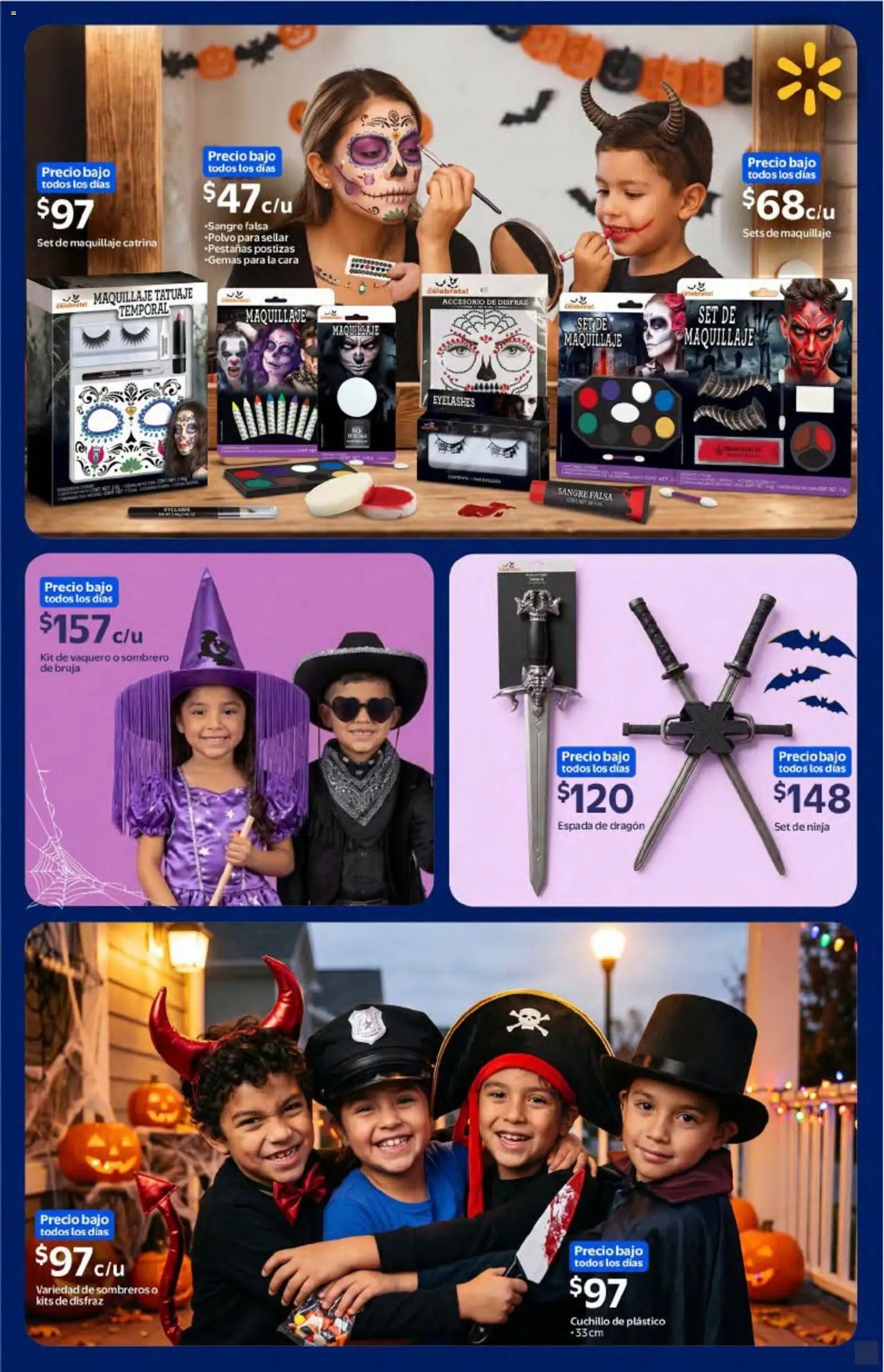 Vista previa las ofertas de la tienda Walmart - Walmart folleto Halloween desde el 01/10/2026 