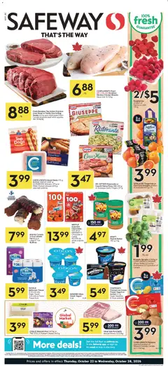 Preview of leaflet Safeway weekly flyer / circulaire from shop Safeway is valid from Oct 22, 2026