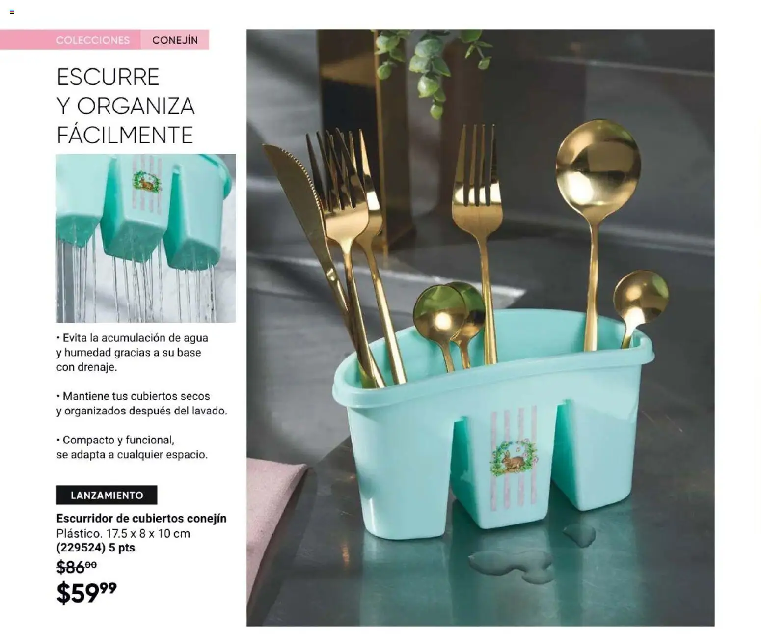 Vista previa las ofertas de la tienda AVON - Casa & Estilo 4 2026 desde el 20/02/2026 - Agua, Escurridor