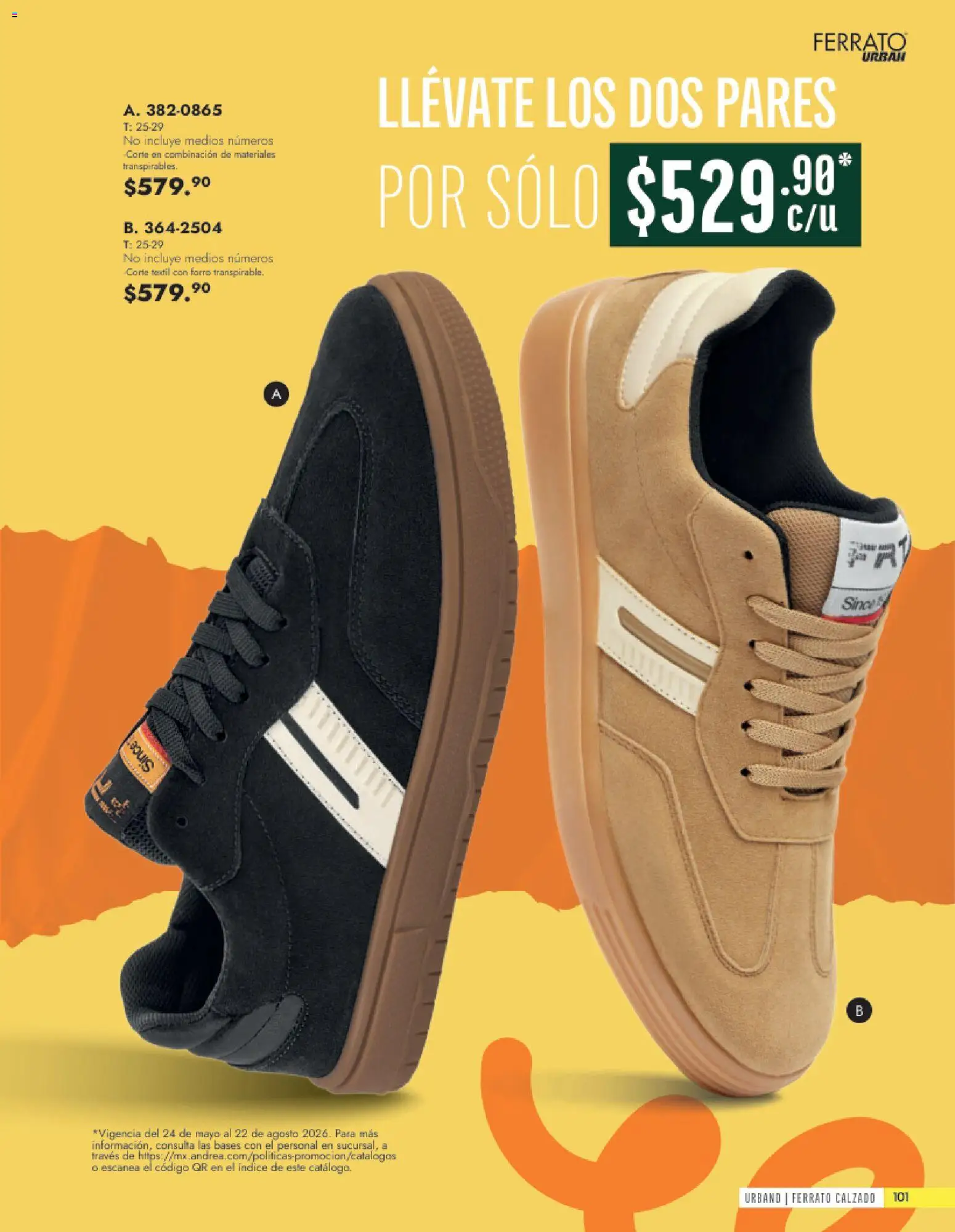 Vista previa las ofertas de la tienda Andrea - Andrea catálogo Calzado Caballero desde el 24/05/2026 