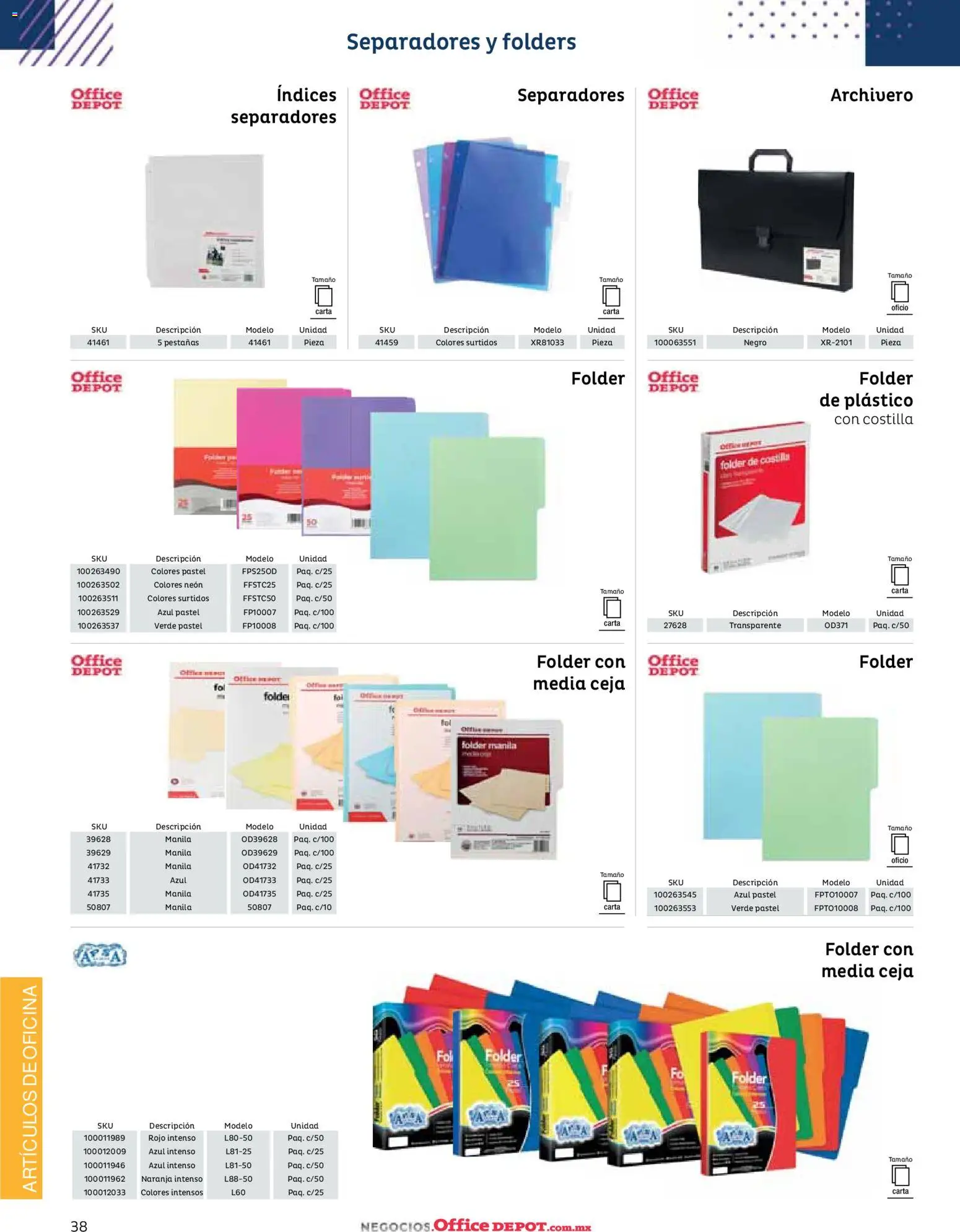 Vista previa las ofertas de la tienda Office Depot - Catálogo 2026 desde el 12/01/2026 