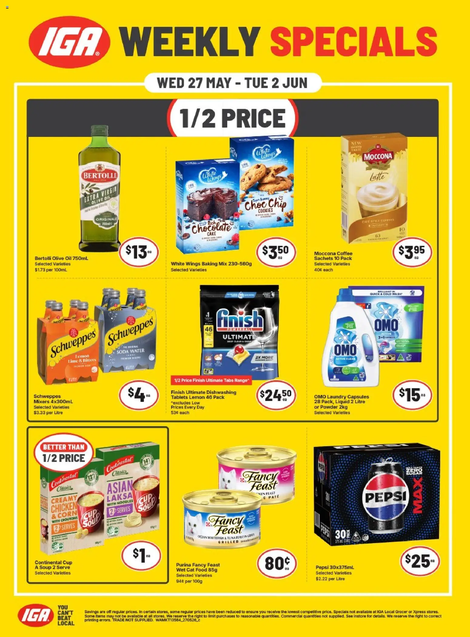 Preview of catalogue IGA catalogue Weekly special NT/WA from shop IGA valid 27/05/2026
