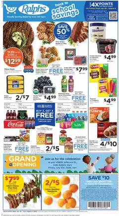 Ad Preview of Ralphs Ralphs Weekly Ad from 07/29/2026