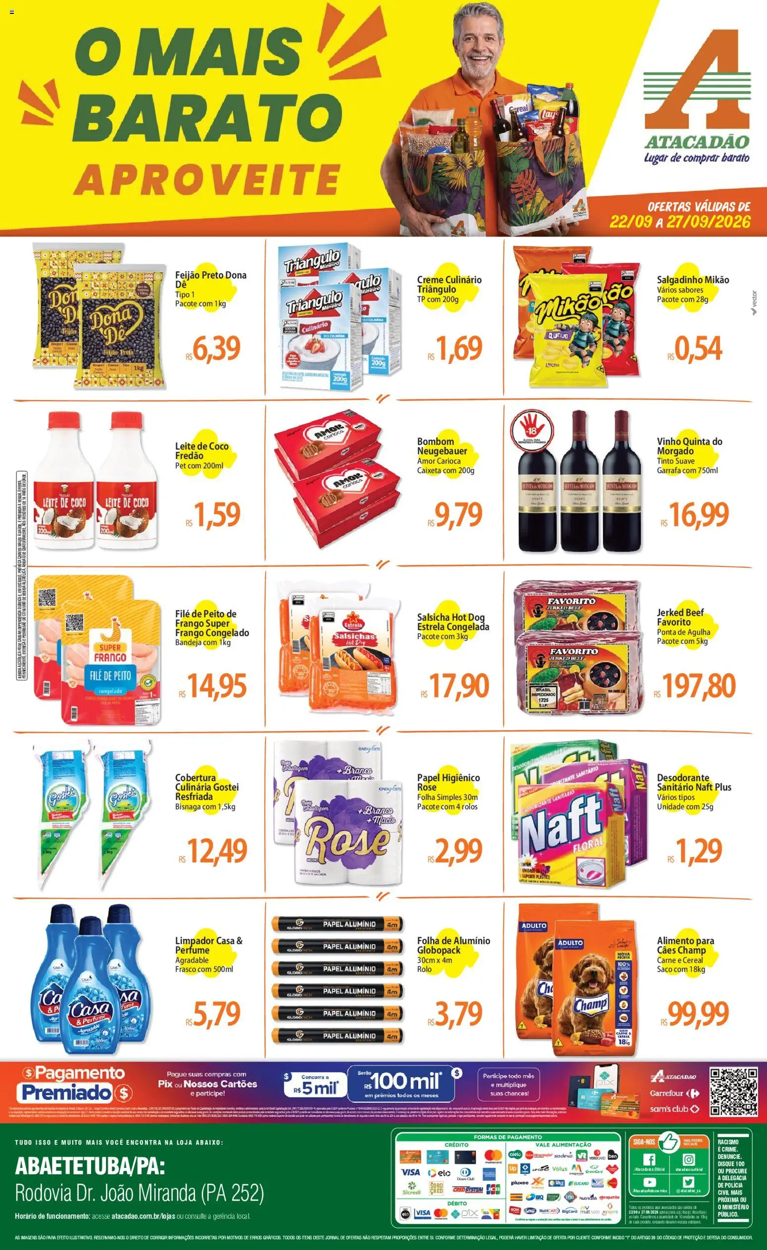 Pré-Visualização do folheto "Atacadão ofertas - PA" da loja Atacadão válido a partir de 22/09/2026