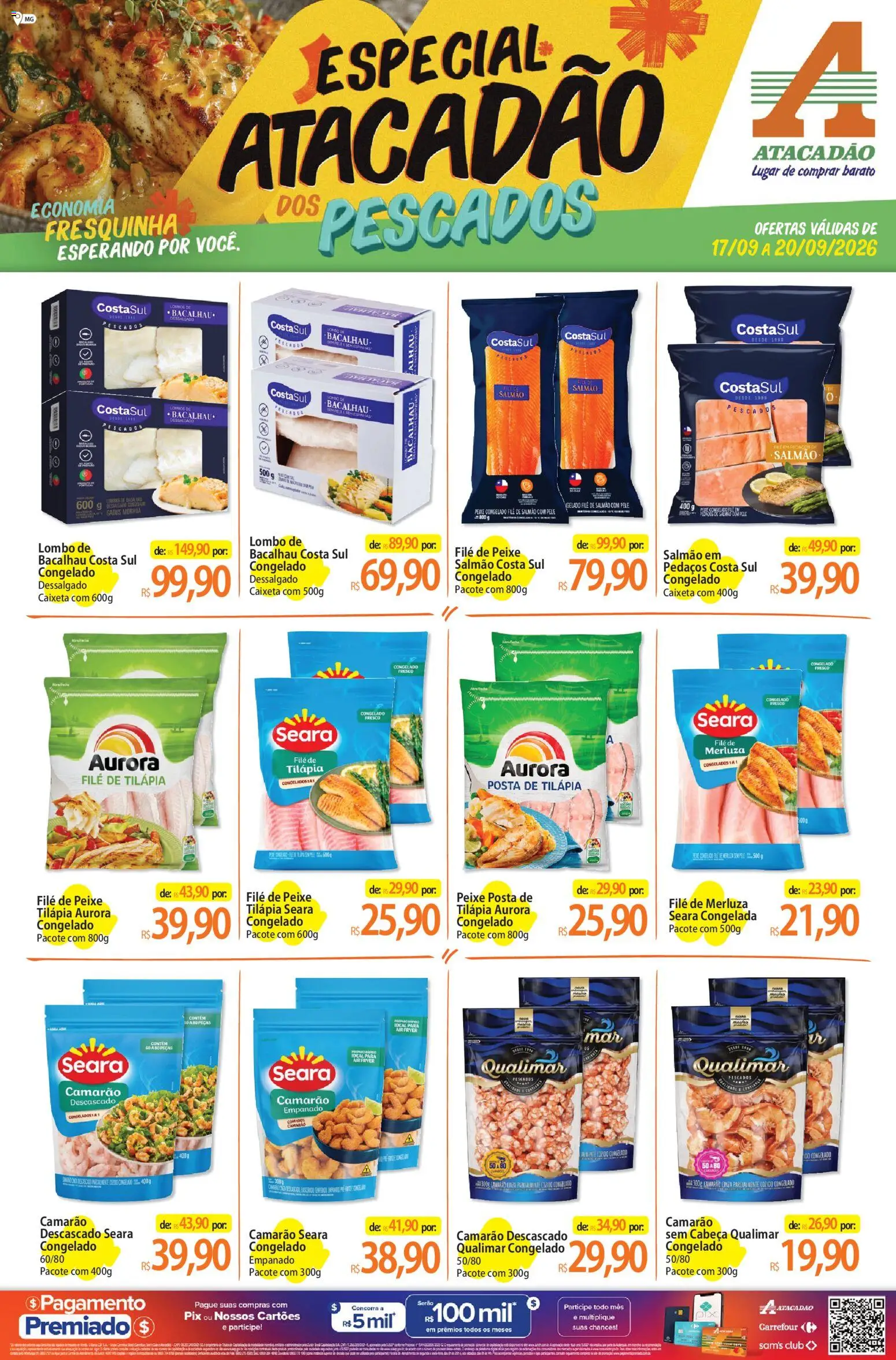 Pré-Visualização do folheto "Atacadão ofertas - MG" da loja Atacadão válido a partir de 17/09/2026