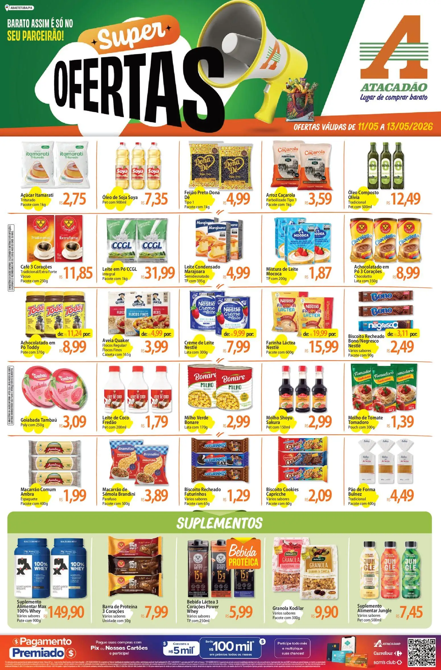 Pré-Visualização do folheto "Atacadão ofertas - PA" da loja Atacadão válido a partir de 11/05/2026